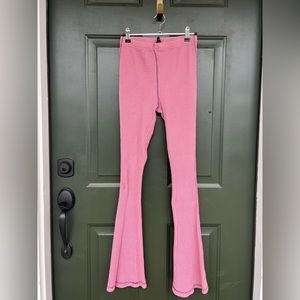 Urban Outfitters Pink Flare Pants